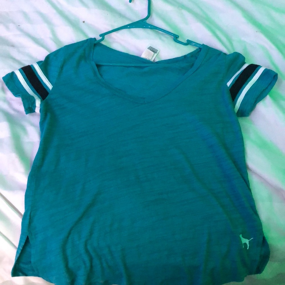 teal PINK shirt